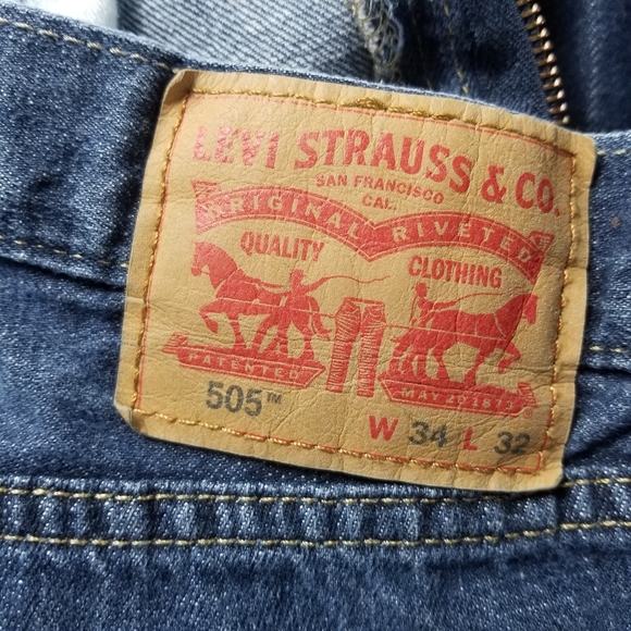 Levi's 505 men's jeans size 34×32 - Picture 9 of 9